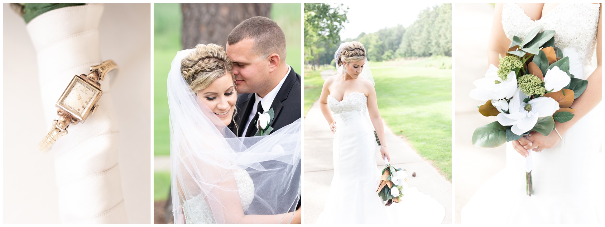 Bridal Portraits for a Wedding at Swan Point Yacht and Country Club