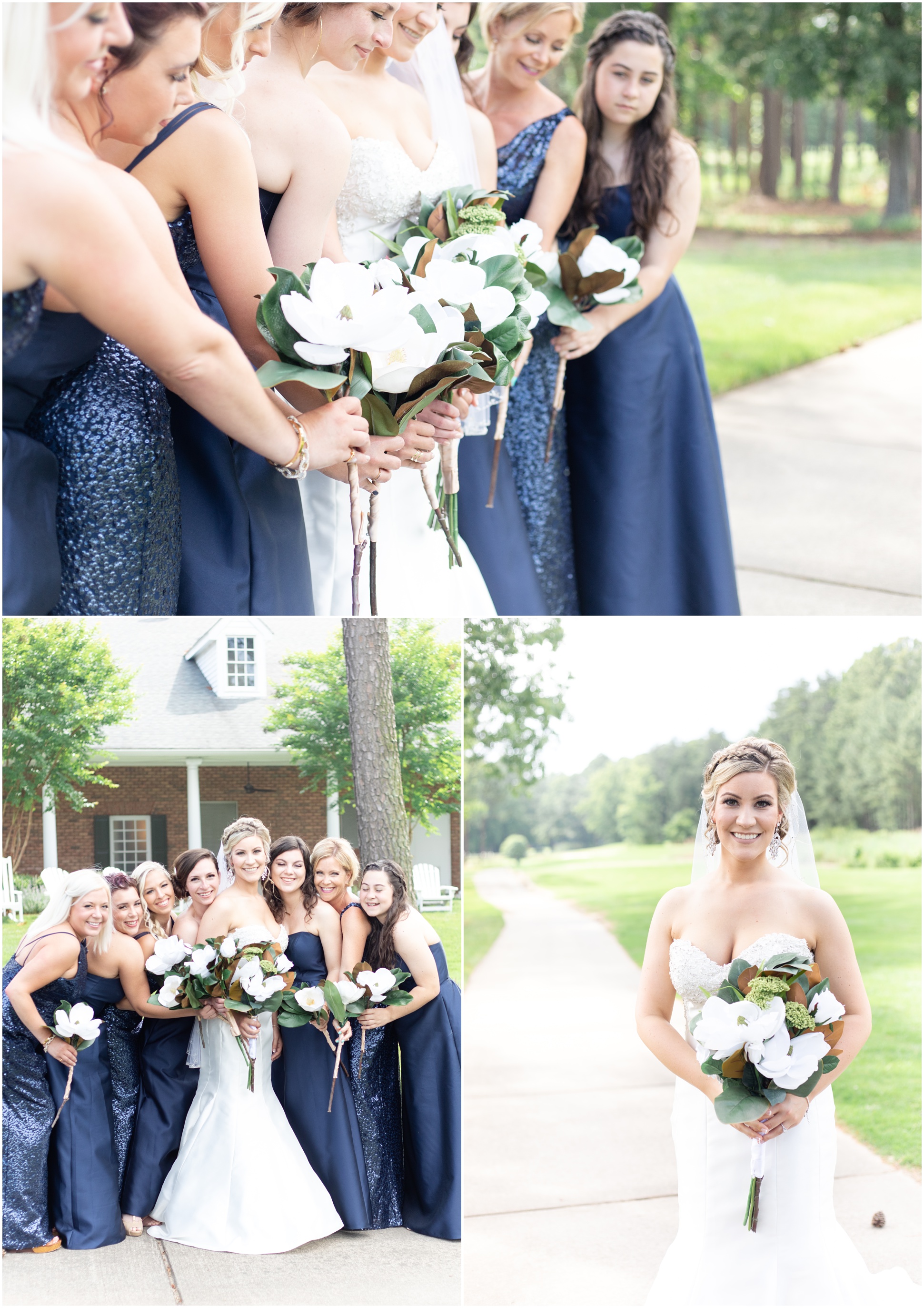Bridal Portraits at the Swan Point Yacht and Country Club