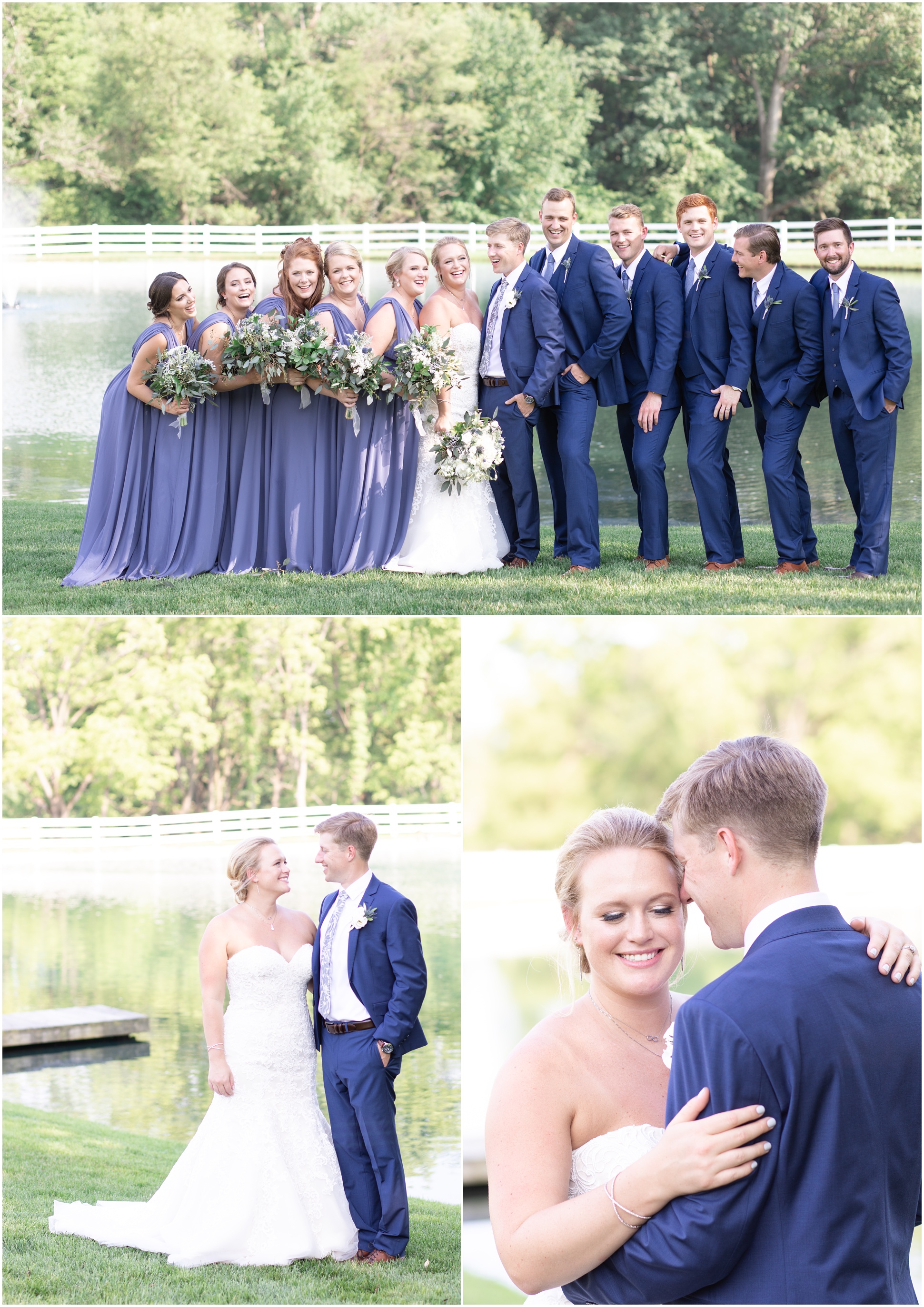 Bridal Portraits at Pond View Farm