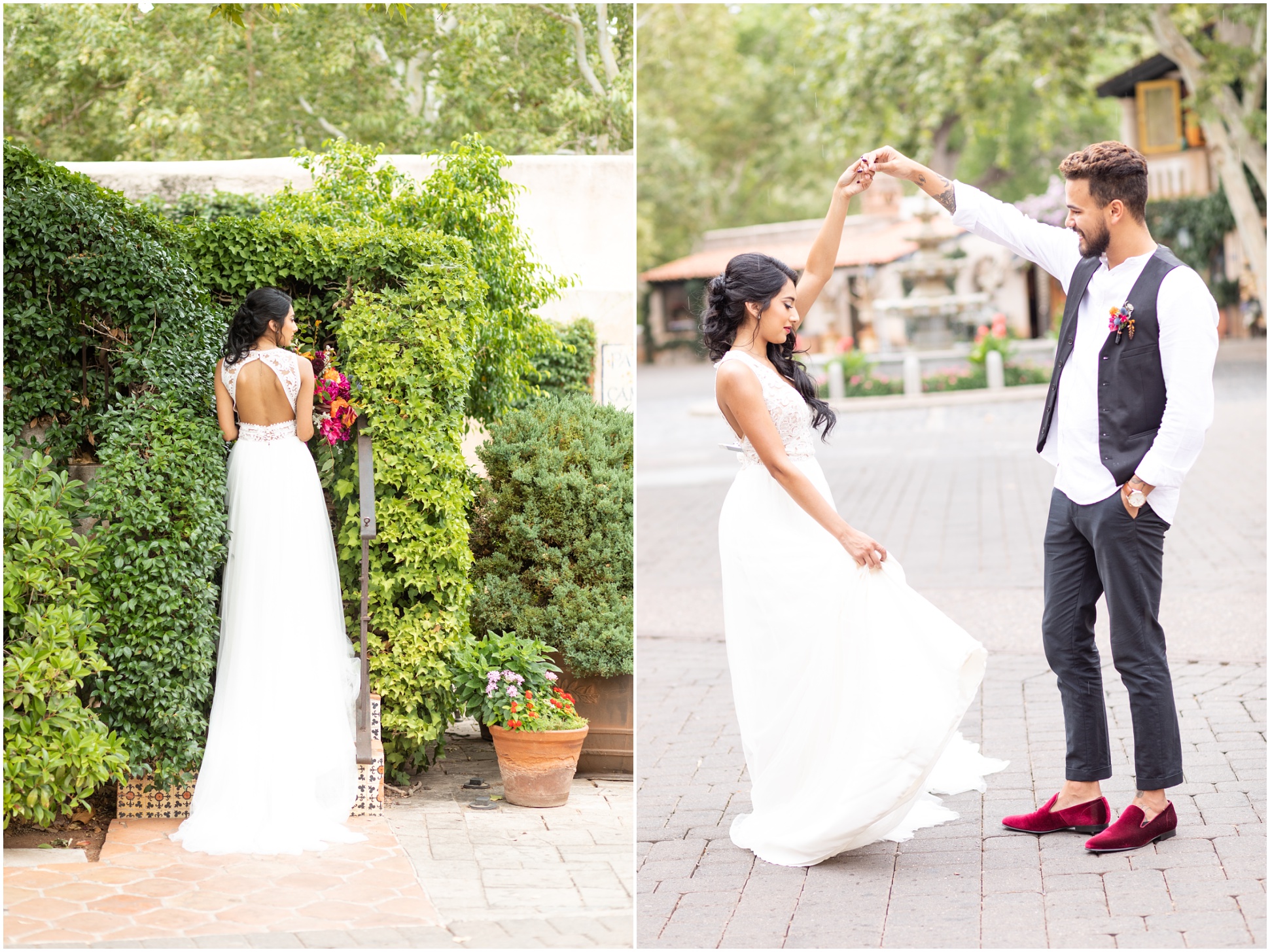 Spanish Inspired Styled Shoot at Tlaquepaque in Sedona