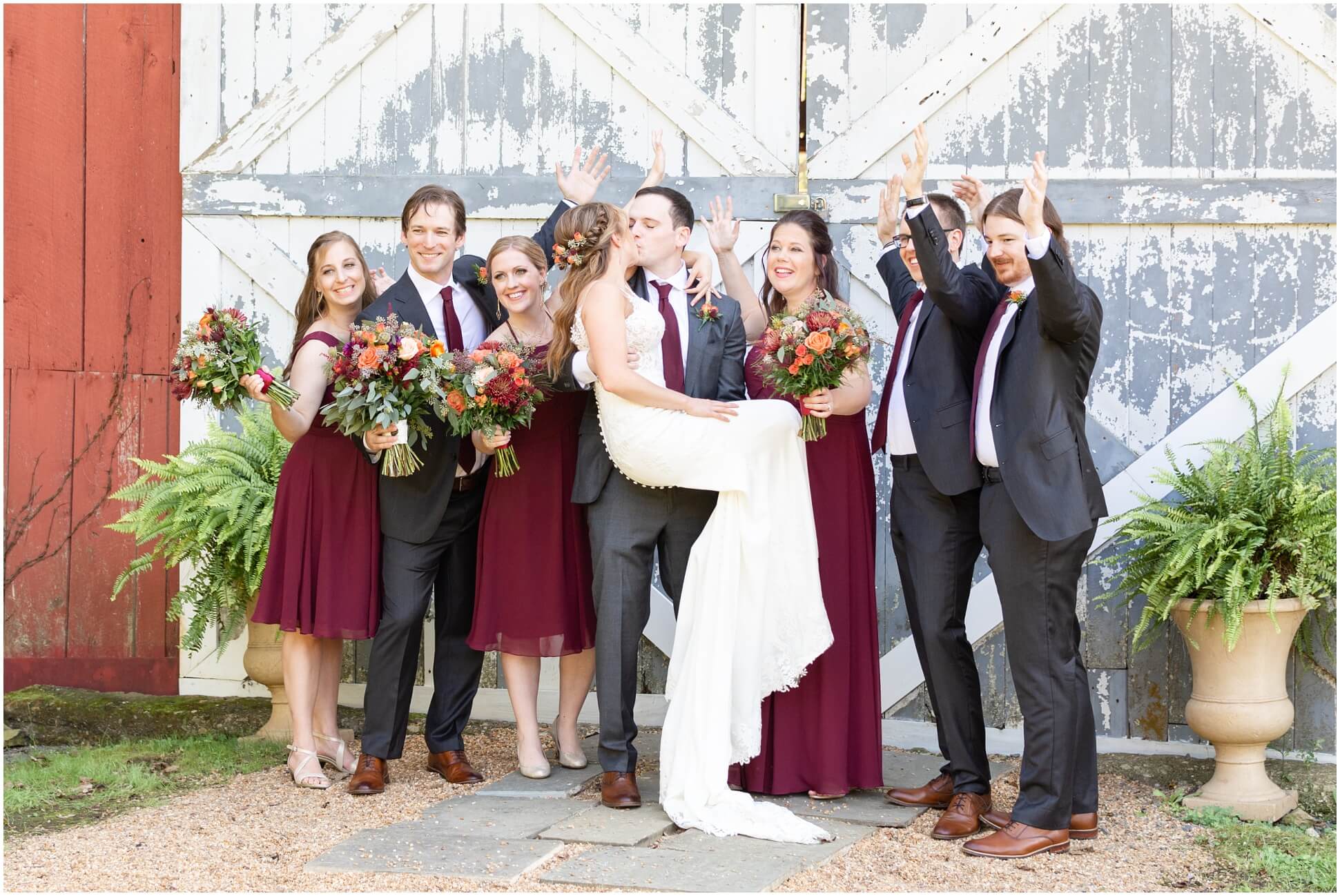 FULL BRIDAL PARTY- MAEWOOD PHOTOGRAPHY