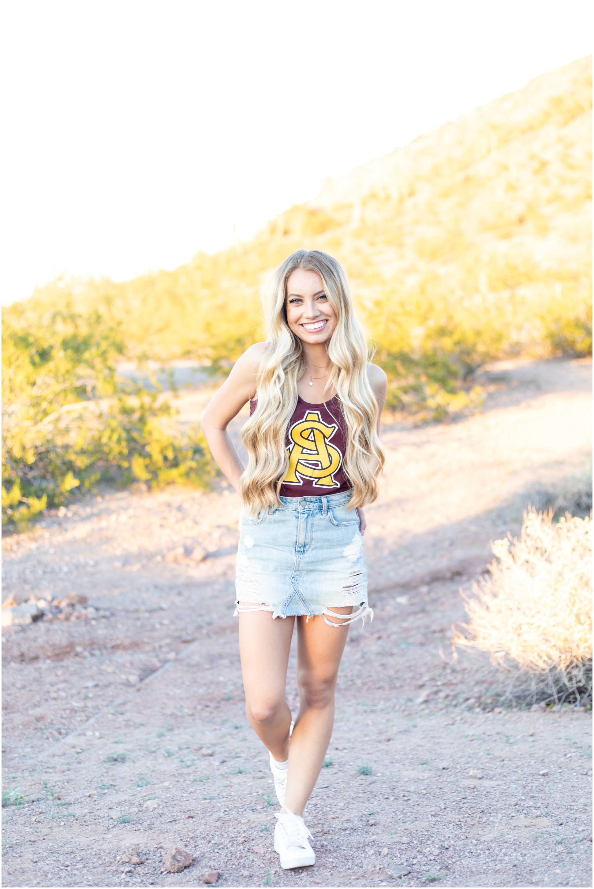 Ally Bascom's Graduation Portraits from ASU Tempe at Papago Park by MaeWood Photography