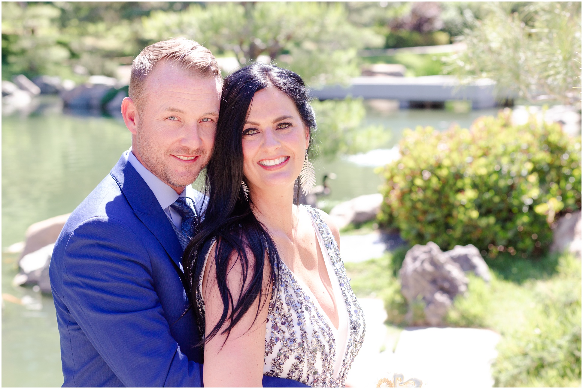 Holli and Jb at The Japanese Friendship Garden