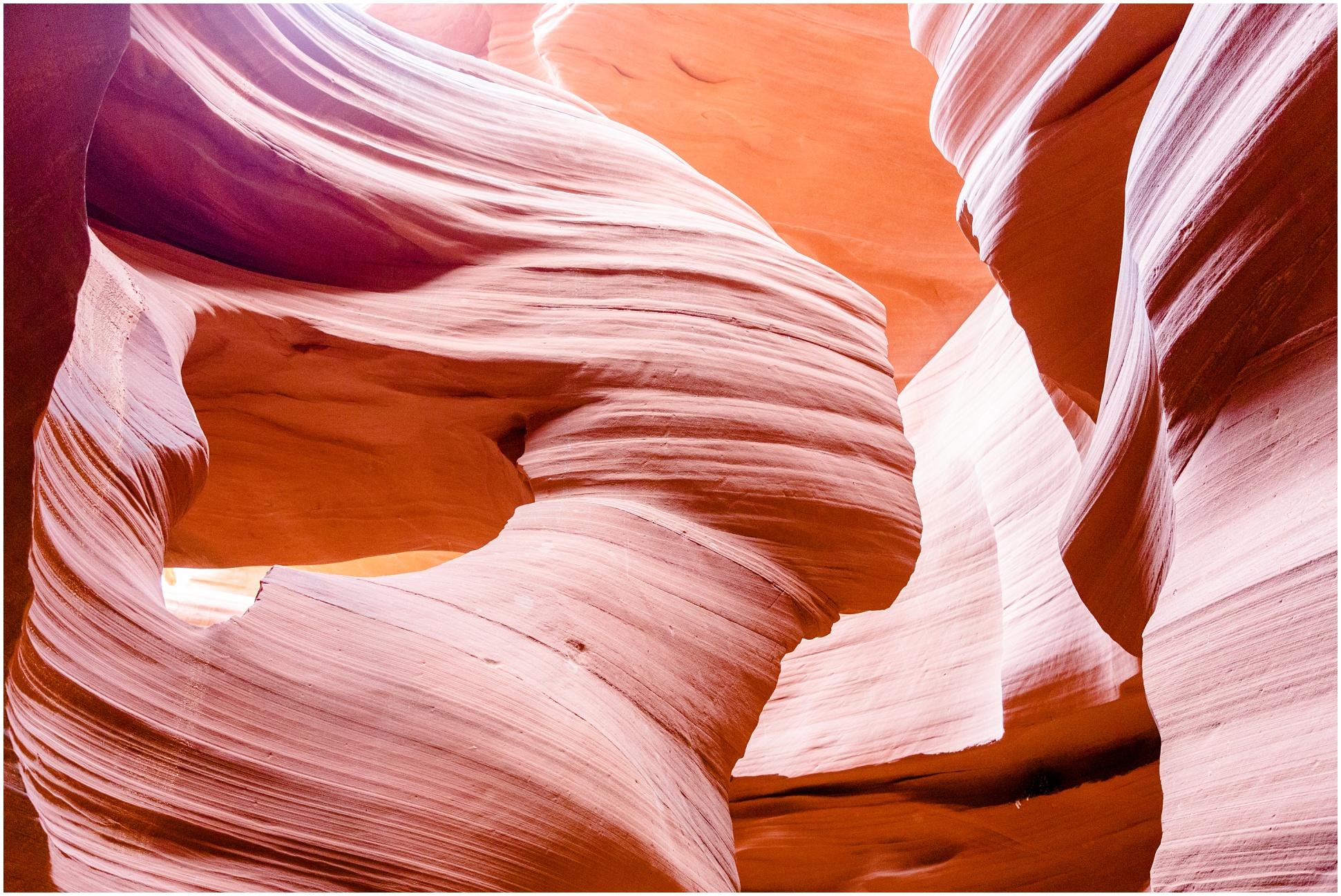 Women in the Wind in the Lower Antelope Canyon