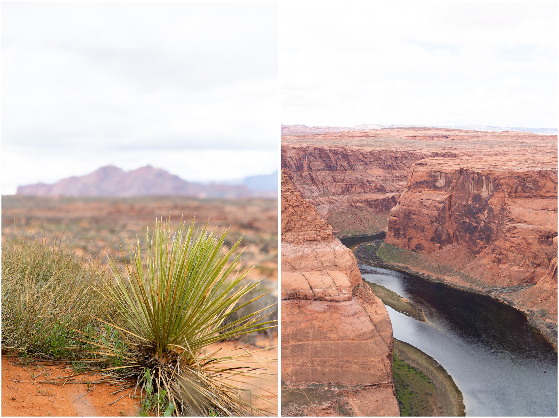 Two spots of the Horseshoe Bend