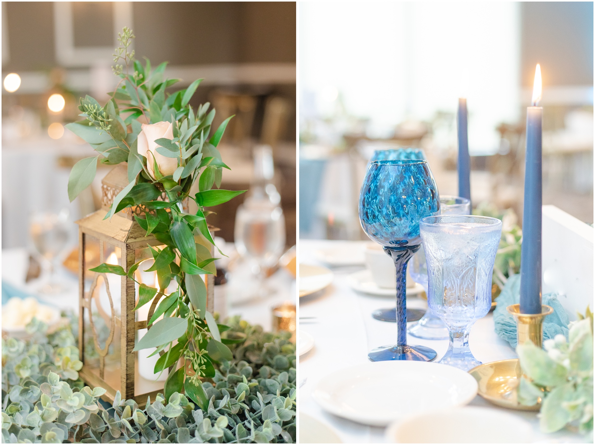 Reception details for the Whiteside wedding at Eagles Nest Country Club in Phoenix, MD