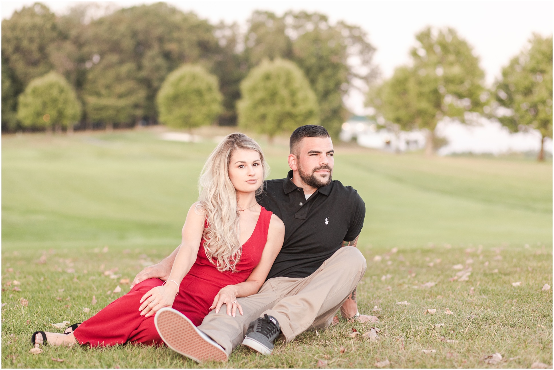Sexy model faces on greystone golf course