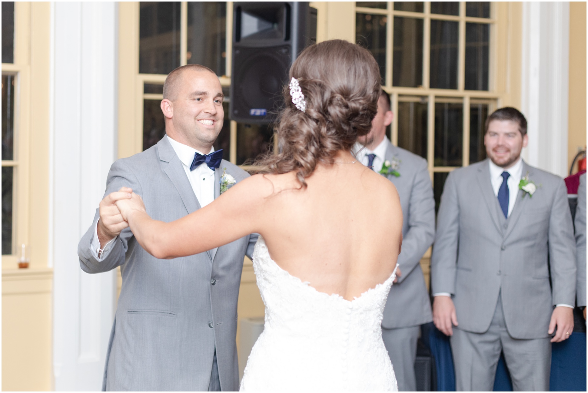 Valarie and Ryan Heaps dancing for their first dance at the MD zoo