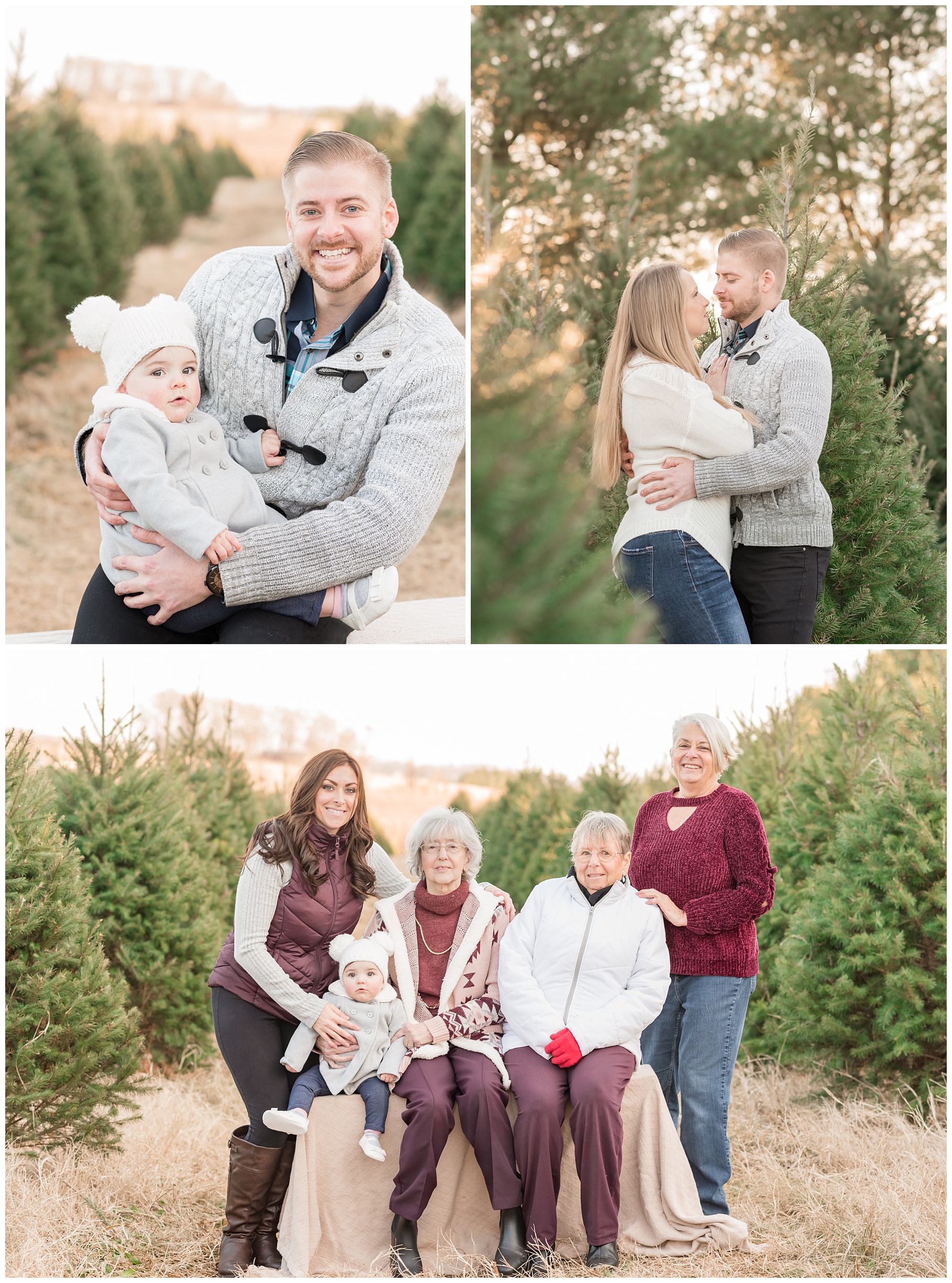 Holiday Family Session Generation Collage