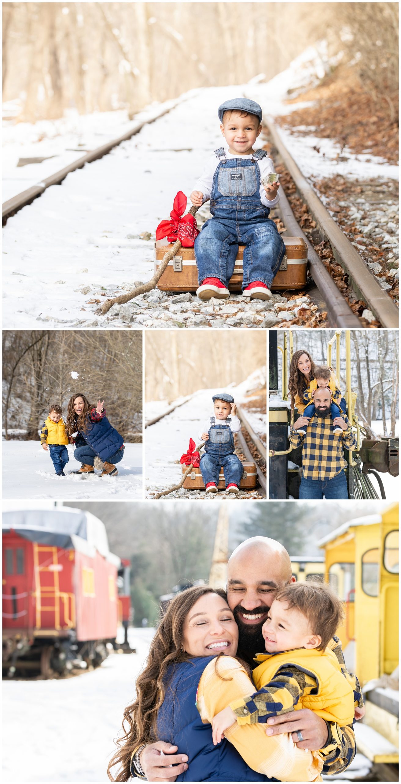 Family Winter Railroad Session