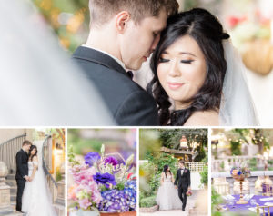 Collage of Jessica and Scott at The Wright House