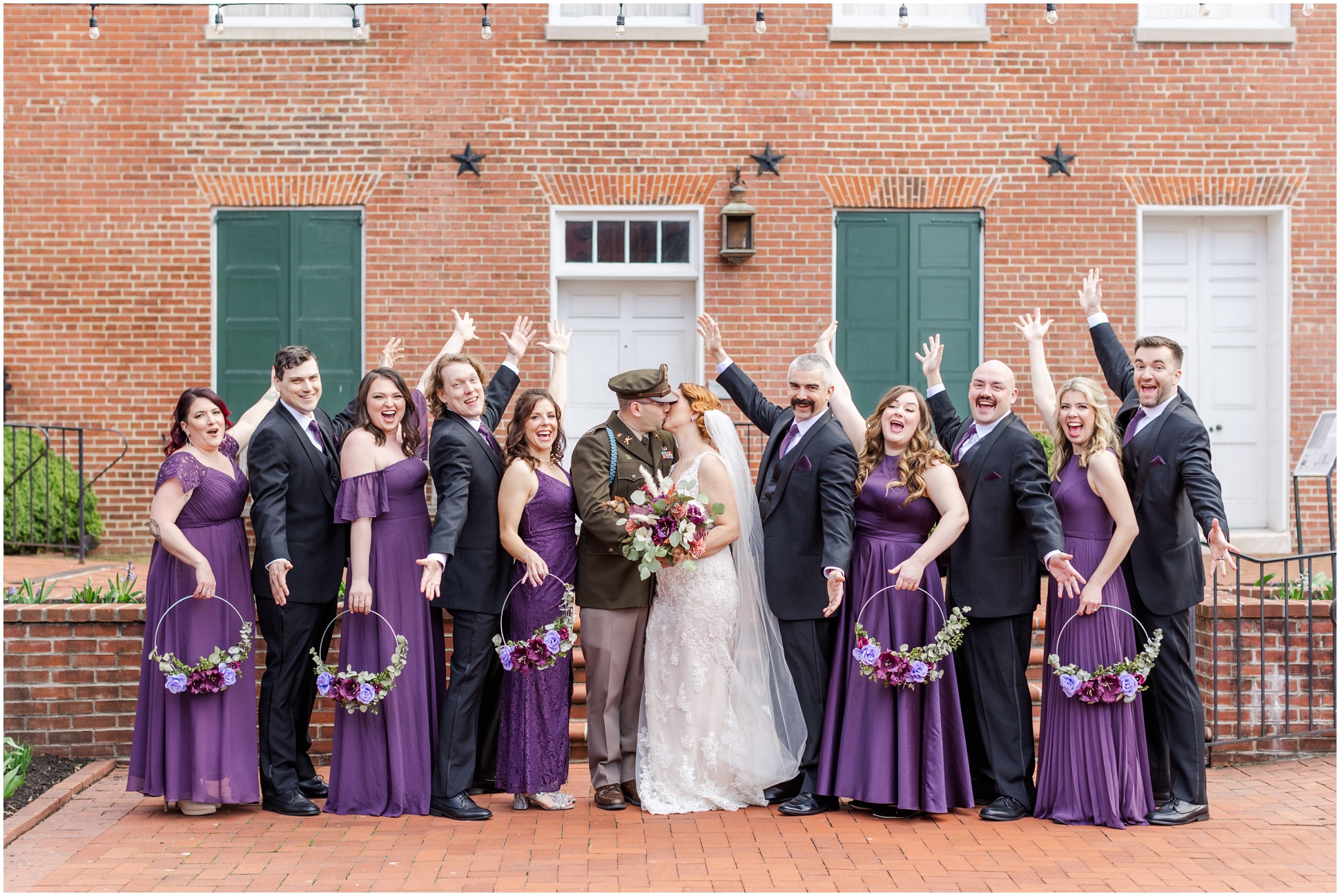 Bridal Party - Purple Dresses