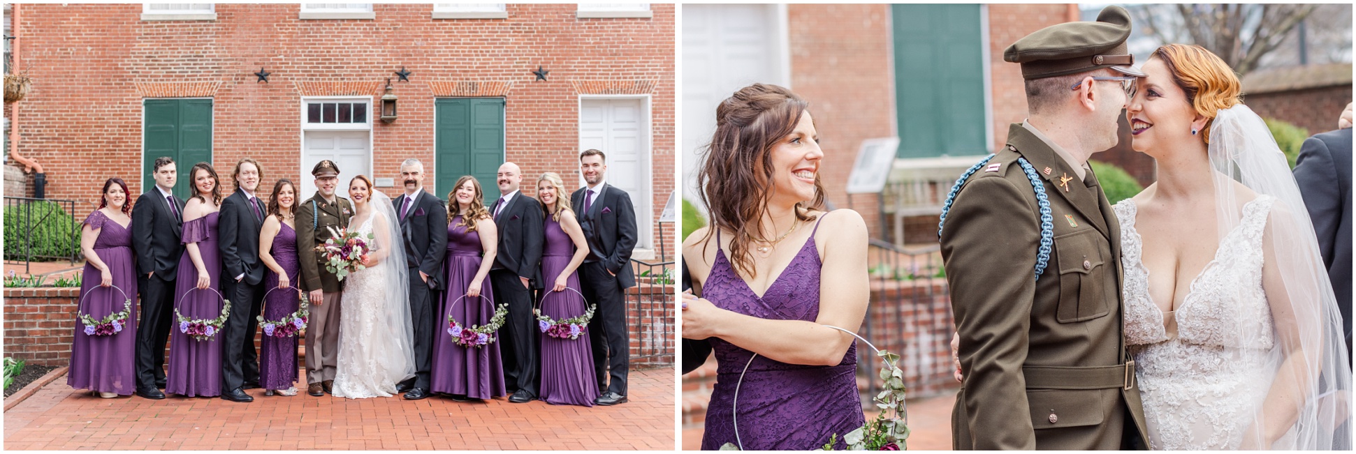 Purple Bridesmaids Dresses