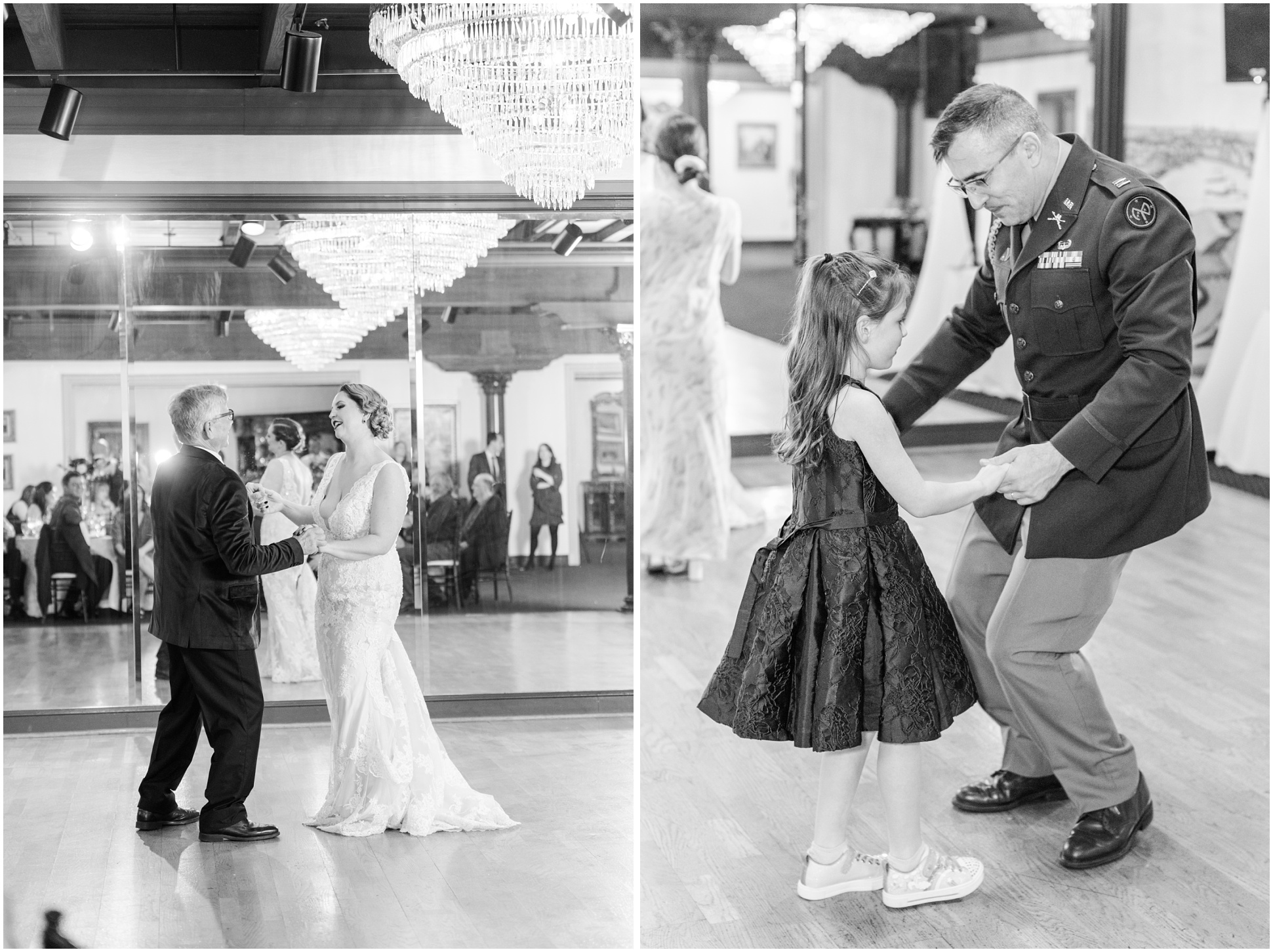 Apron Dances with the bride and groom