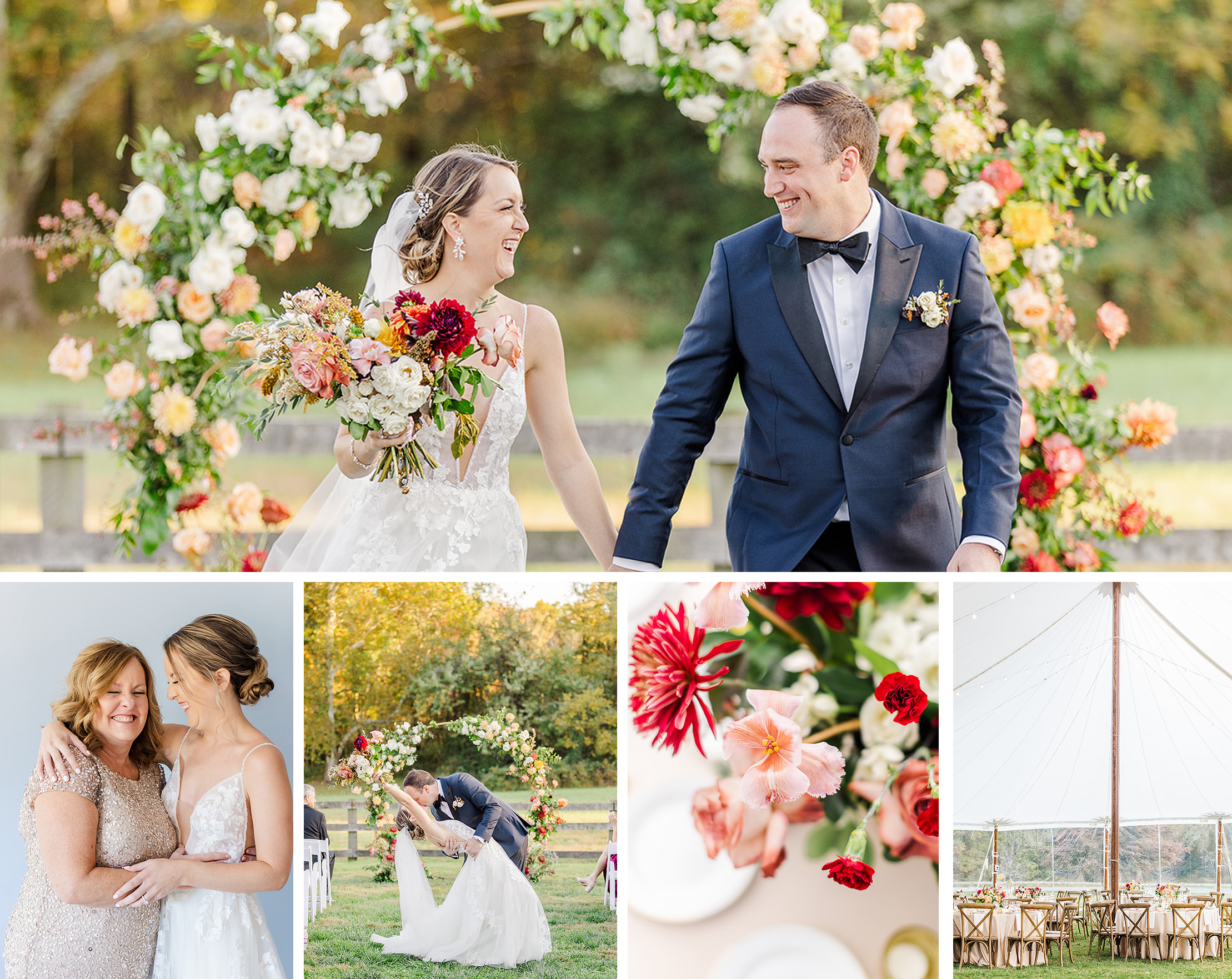 One-Venue Wedding Collage